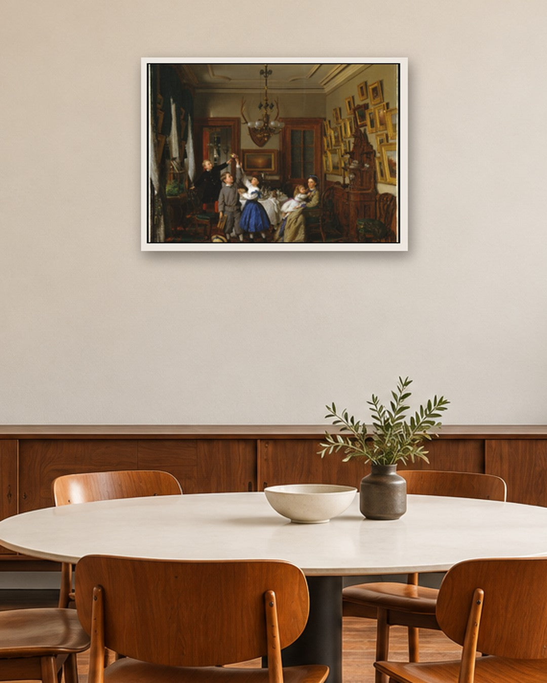 Renaissance Masters - Renaissance Masterpiece No. 143 - white frame in a room