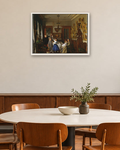 Renaissance Masters - Renaissance Masterpiece No. 143 - white frame in a room