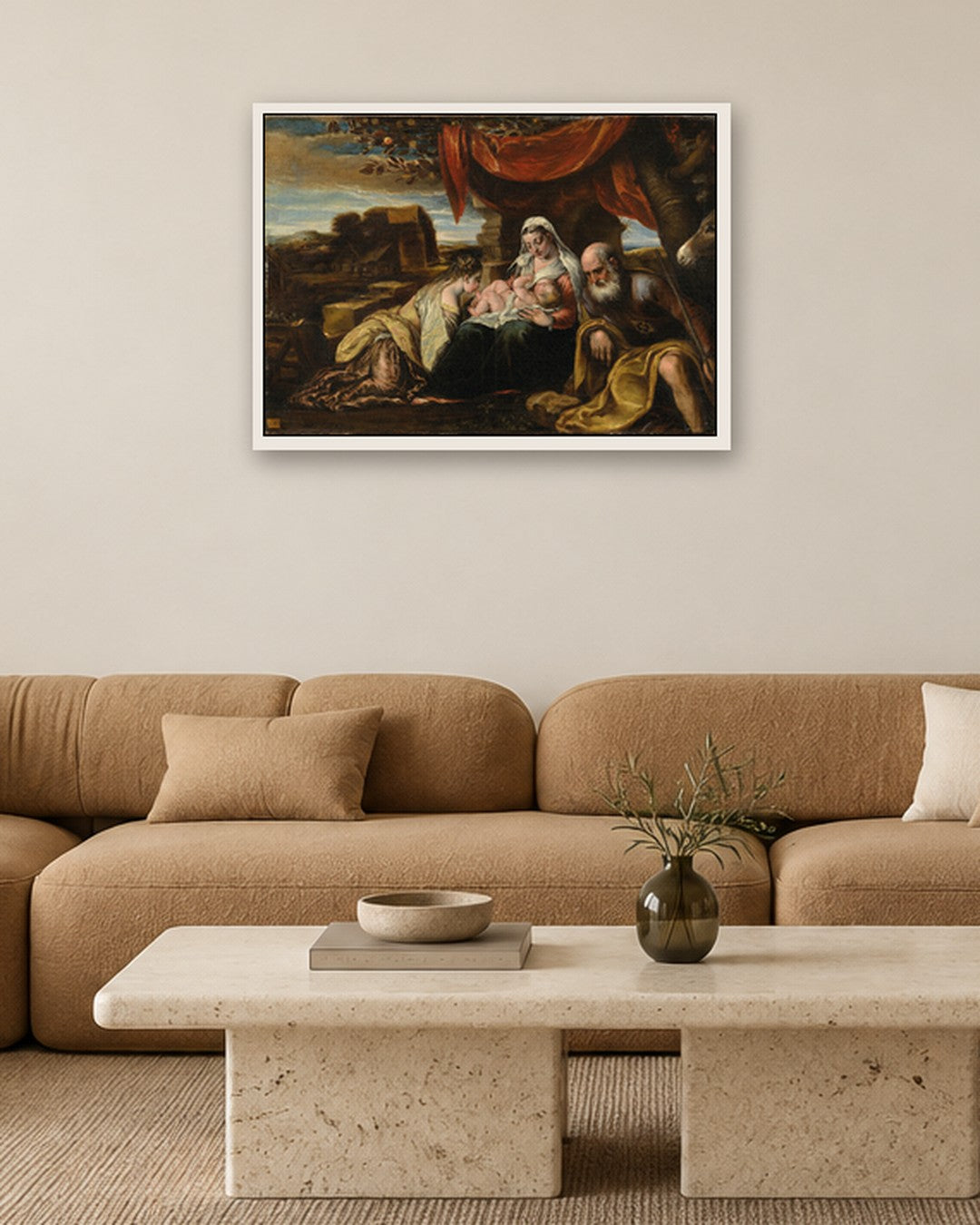 Renaissance Masters - Renaissance Masterpiece No. 411 - white frame in a room