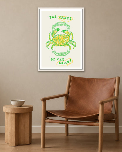 SENT Studio - Cravings Poster No. 38 - white frame in a room