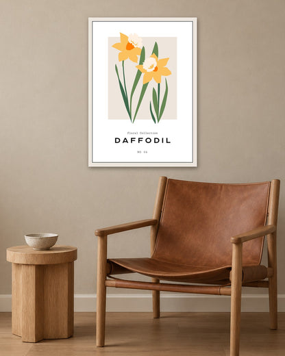 SENT Studio - Botanical Poster No. 47 - white frame in a room