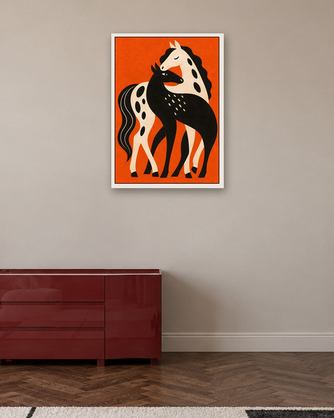 Gracie Cole - Dapple Love - white frame in a room