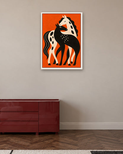 Gracie Cole - Dapple Love - white frame in a room