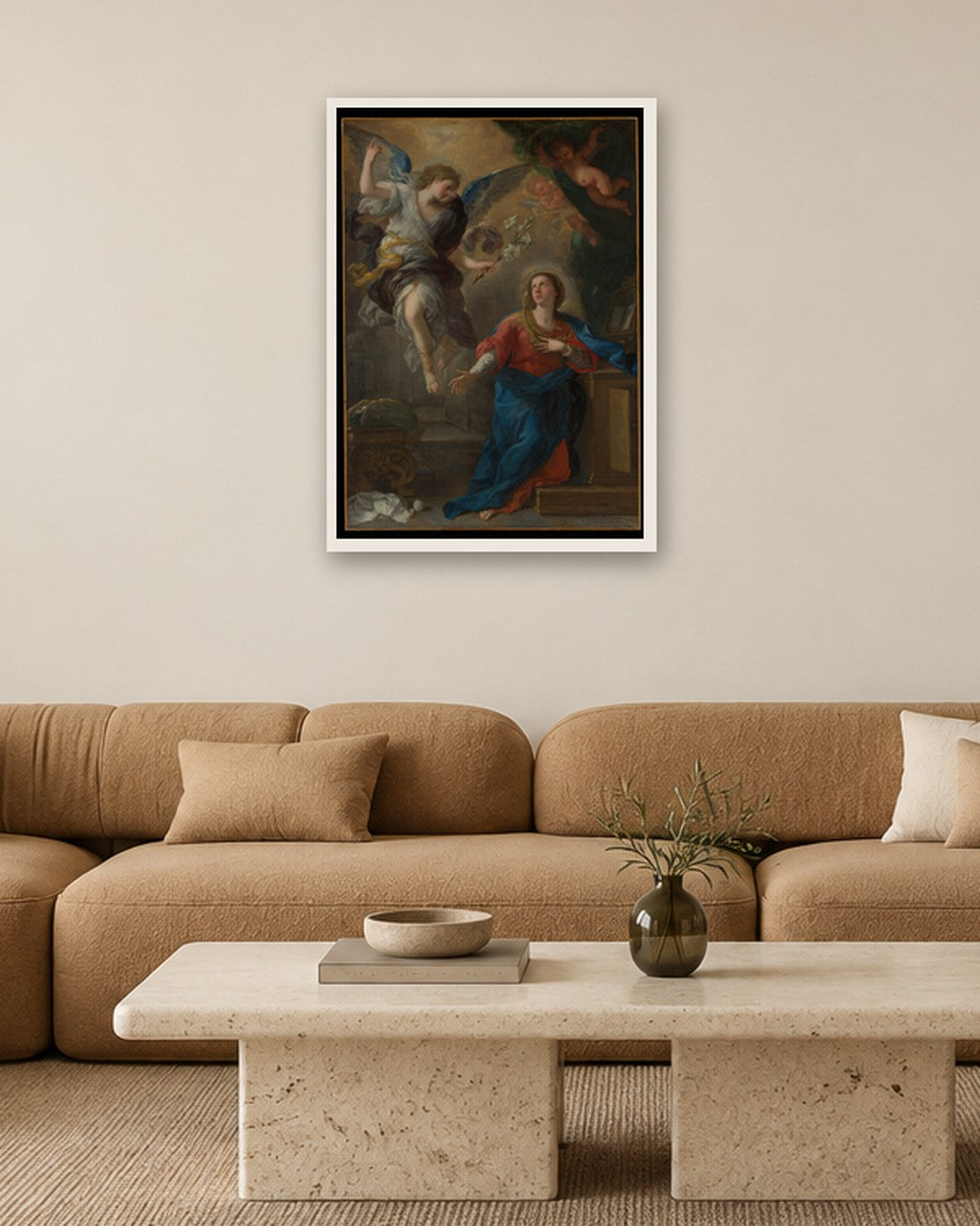 Renaissance Masters - Renaissance Masterpiece No. 159 - white frame in a room