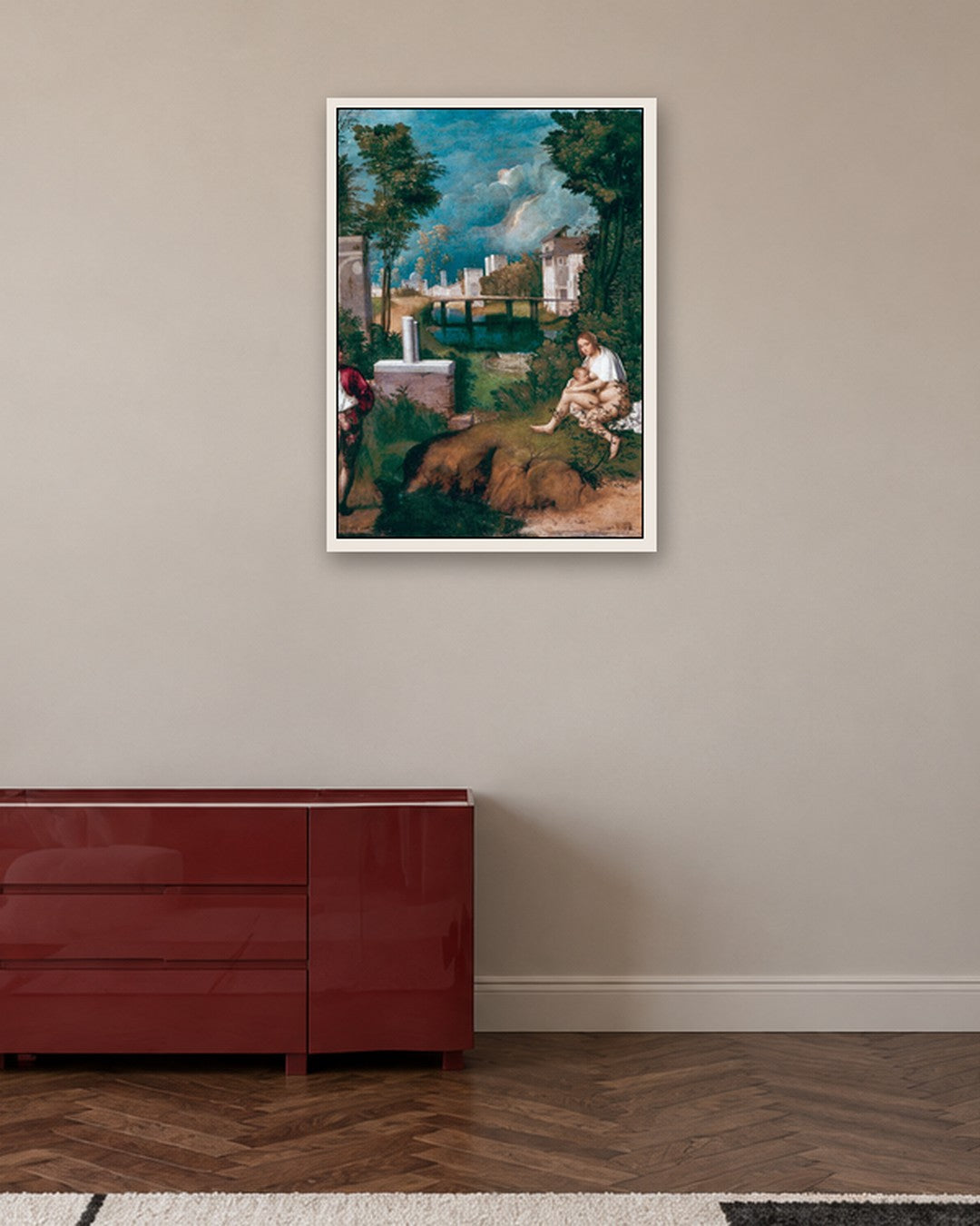 Renaissance Masters - Renaissance Masterpiece No. 289 - white frame in a room