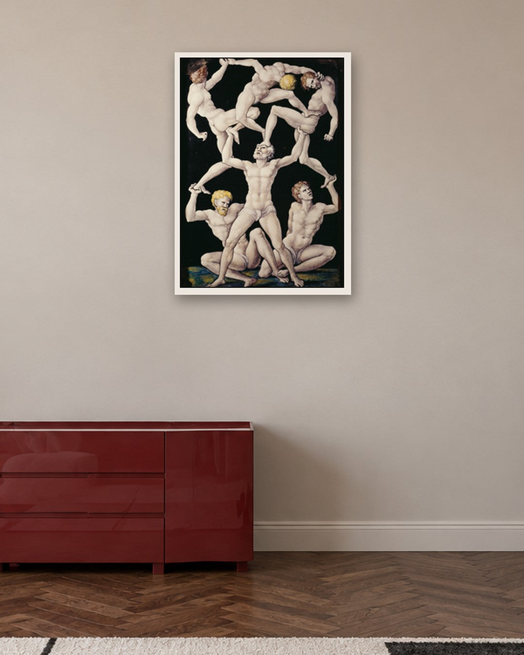 Renaissance Masters - Renaissance Masterpiece No. 51 - white frame in a room