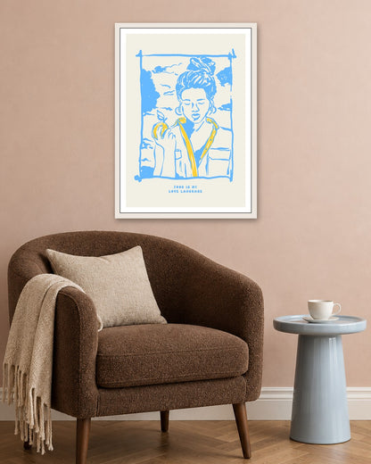 SENT Studio - Cravings Poster No. 57 - white frame in a room
