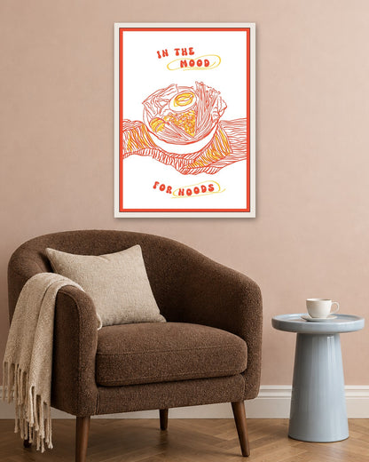 SENT Studio - Cravings Poster No. 40 - white frame in a room