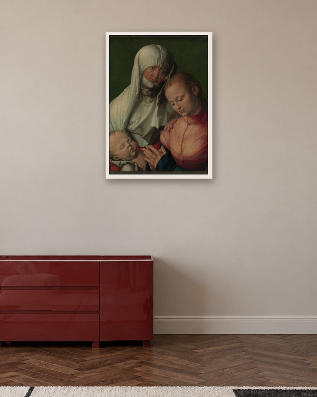 Renaissance Masters - Renaissance Masterpiece No. 120 - white frame in a room