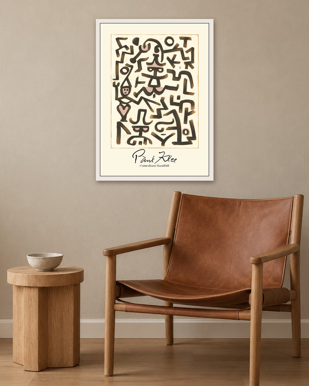 SENT Studio - Comedians' Handbill - white frame in a room