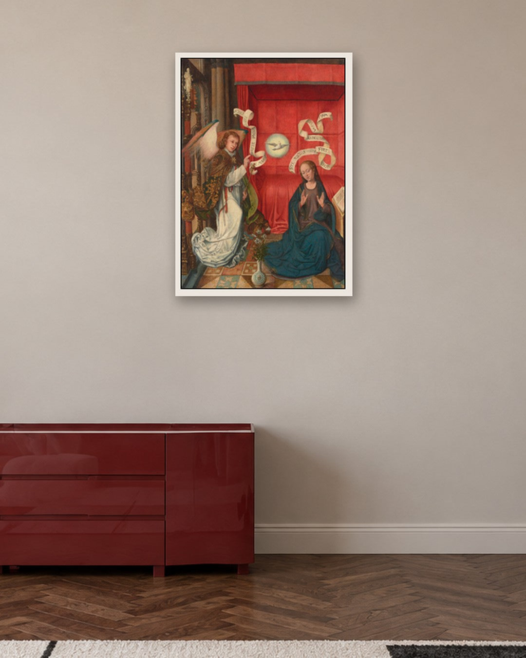 Renaissance Masters - Renaissance Masterpiece No. 395 - white frame in a room