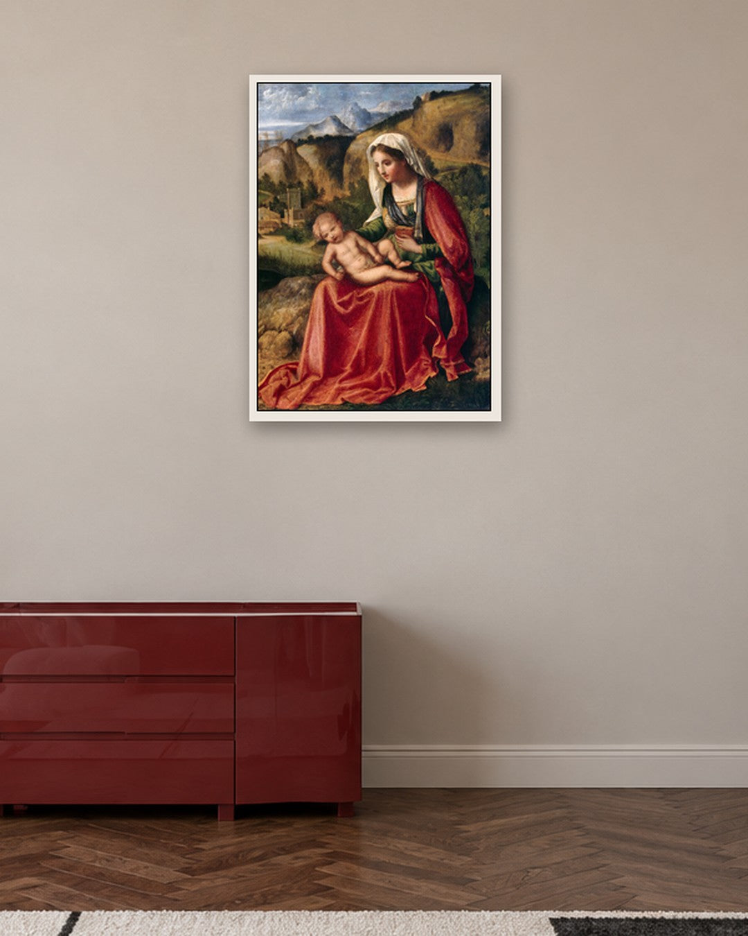 Renaissance Masters - Renaissance Masterpiece No. 284 - white frame in a room