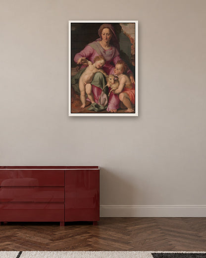 Renaissance Masters - Renaissance Masterpiece No. 129 - white frame in a room