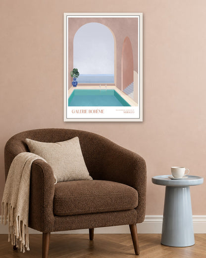 SENT Studio - Arched Plunge Pool - white frame in a room