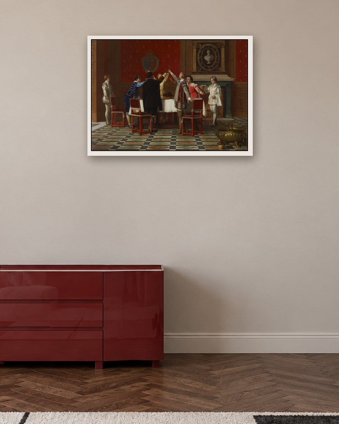 Renaissance Masters - Renaissance Masterpiece No. 75 - white frame in a room