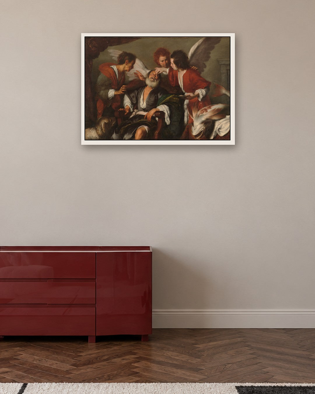 Renaissance Masters - Renaissance Masterpiece No. 130 - white frame in a room