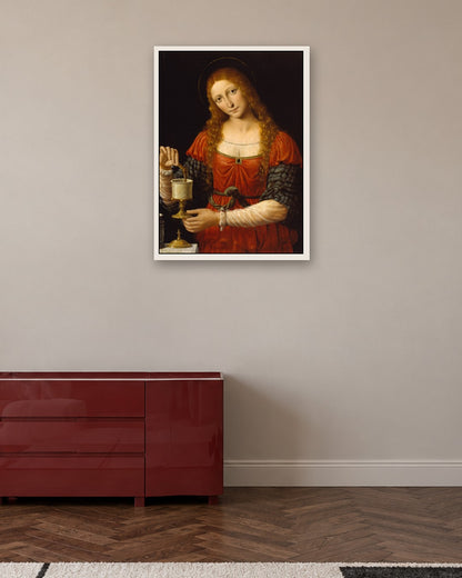Renaissance Masters - Renaissance Masterpiece No. 52 - white frame in a room