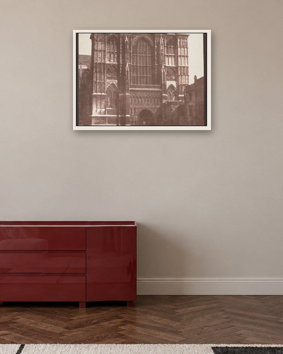 Nicholas Henneman - Westminster Abbey - white frame in a room