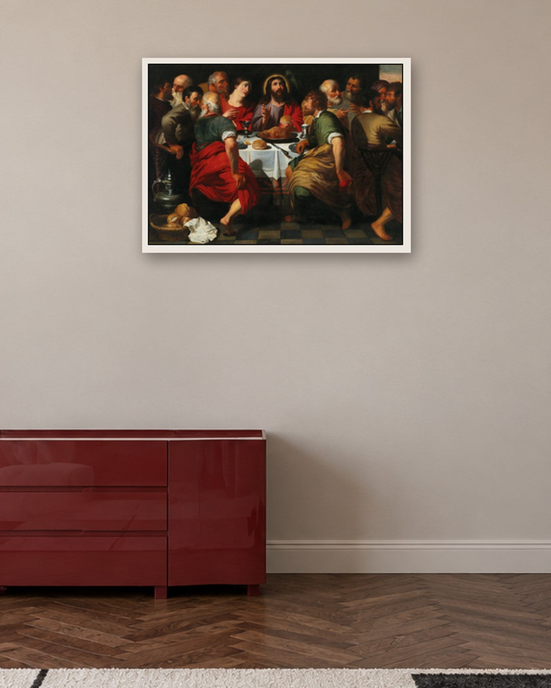 Renaissance Masters - Renaissance Masterpiece No. 414 - white frame in a room
