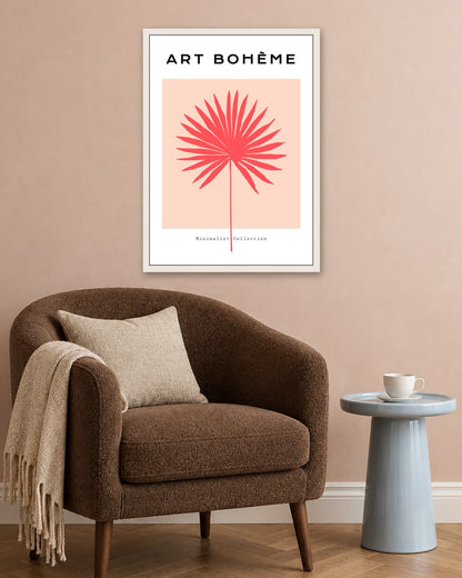 SENT Studio - Abstract Poster No. 24 - white frame in a room