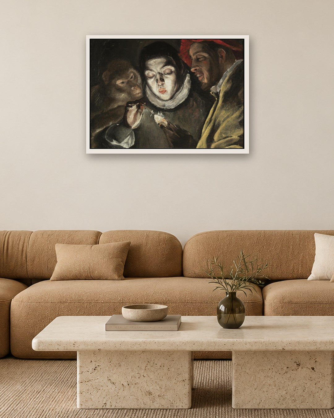 Renaissance Masters - Renaissance Masterpiece No. 346 - white frame in a room