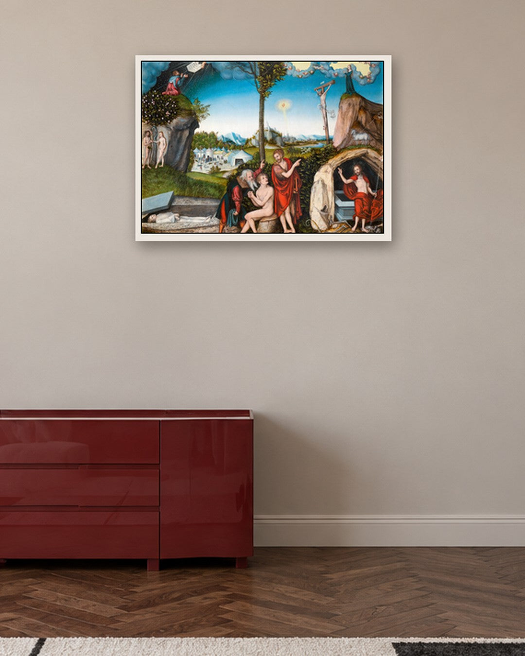 Renaissance Masters - Renaissance Masterpiece No. 292 - white frame in a room