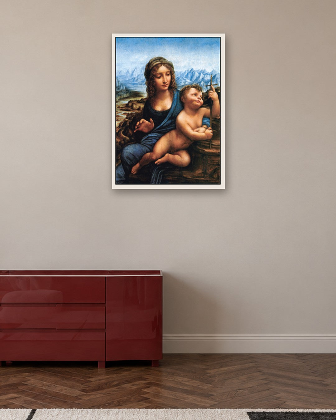 Renaissance Masters - Renaissance Masterpiece No. 314 - white frame in a room