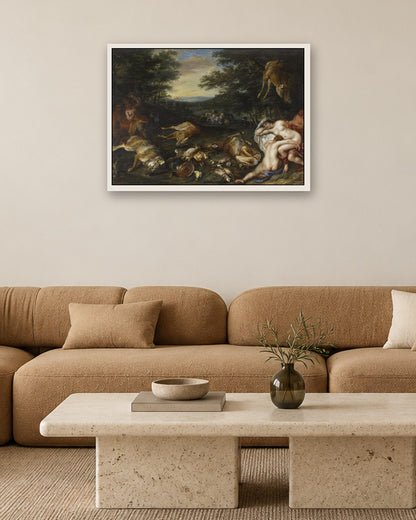 Renaissance Masters - Renaissance Masterpiece No. 70 - white frame in a room