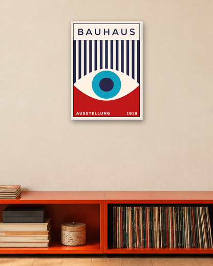 Bauhaus - Ausstellung Eye - white frame in a room