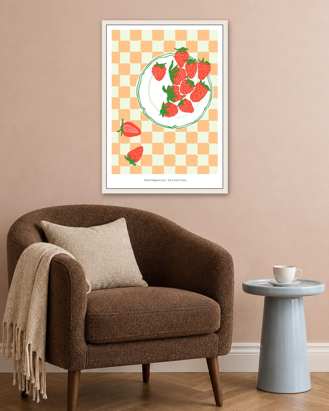 SENT Studio - Cravings Poster No. 19 - white frame in a room