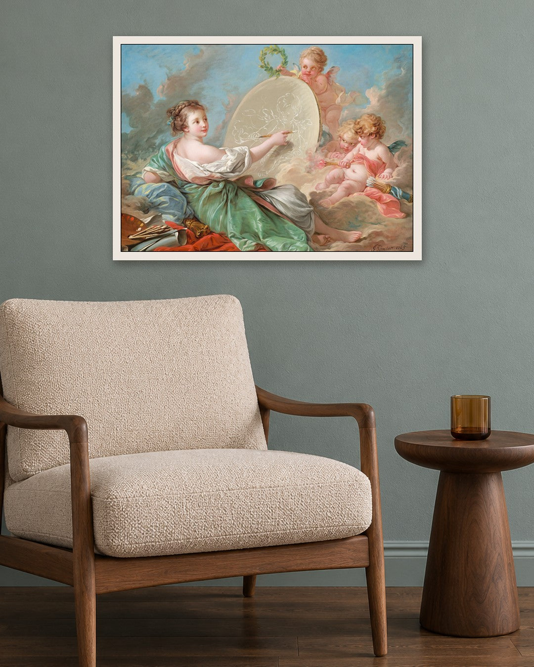 Renaissance Masters - Renaissance Masterpiece No. 211 - white frame in a room