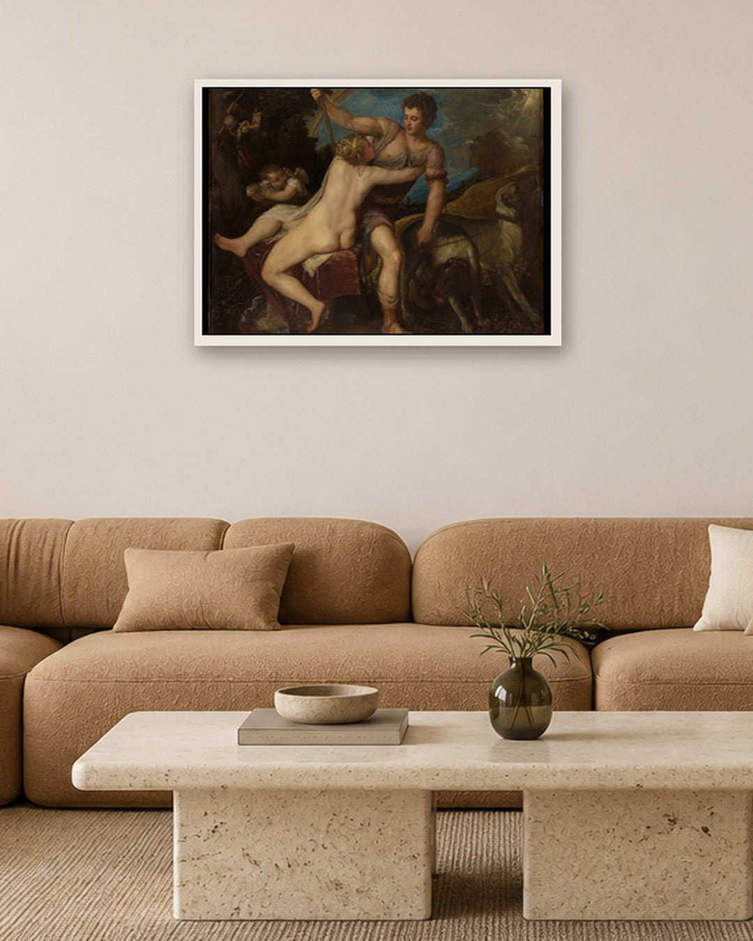 Renaissance Masters - Renaissance Masterpiece No. 131 - white frame in a room