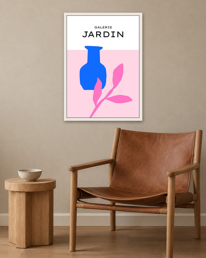 SENT Studio - Abstract Poster No. 1 - white frame in a room