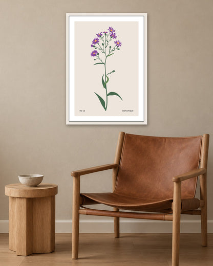 SENT Studio - Botanical Poster No. 6 - white frame in a room