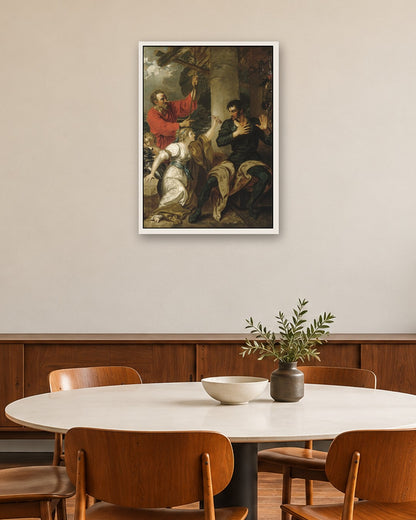 Renaissance Masters - Renaissance Masterpiece No. 229 - white frame in a room