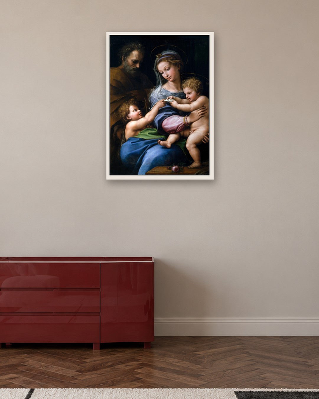Renaissance Masters - Renaissance Masterpiece No. 301 - white frame in a room