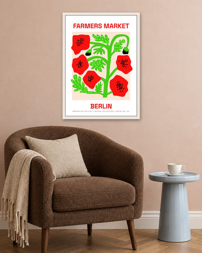 SENT Studio - Artistic Poster No. 9 - white frame in a room