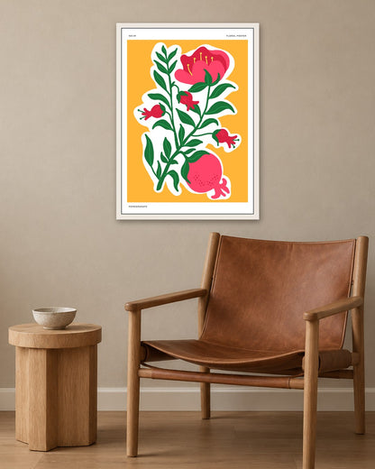 SENT Studio - Aesthetic Poster No. 9 - white frame in a room