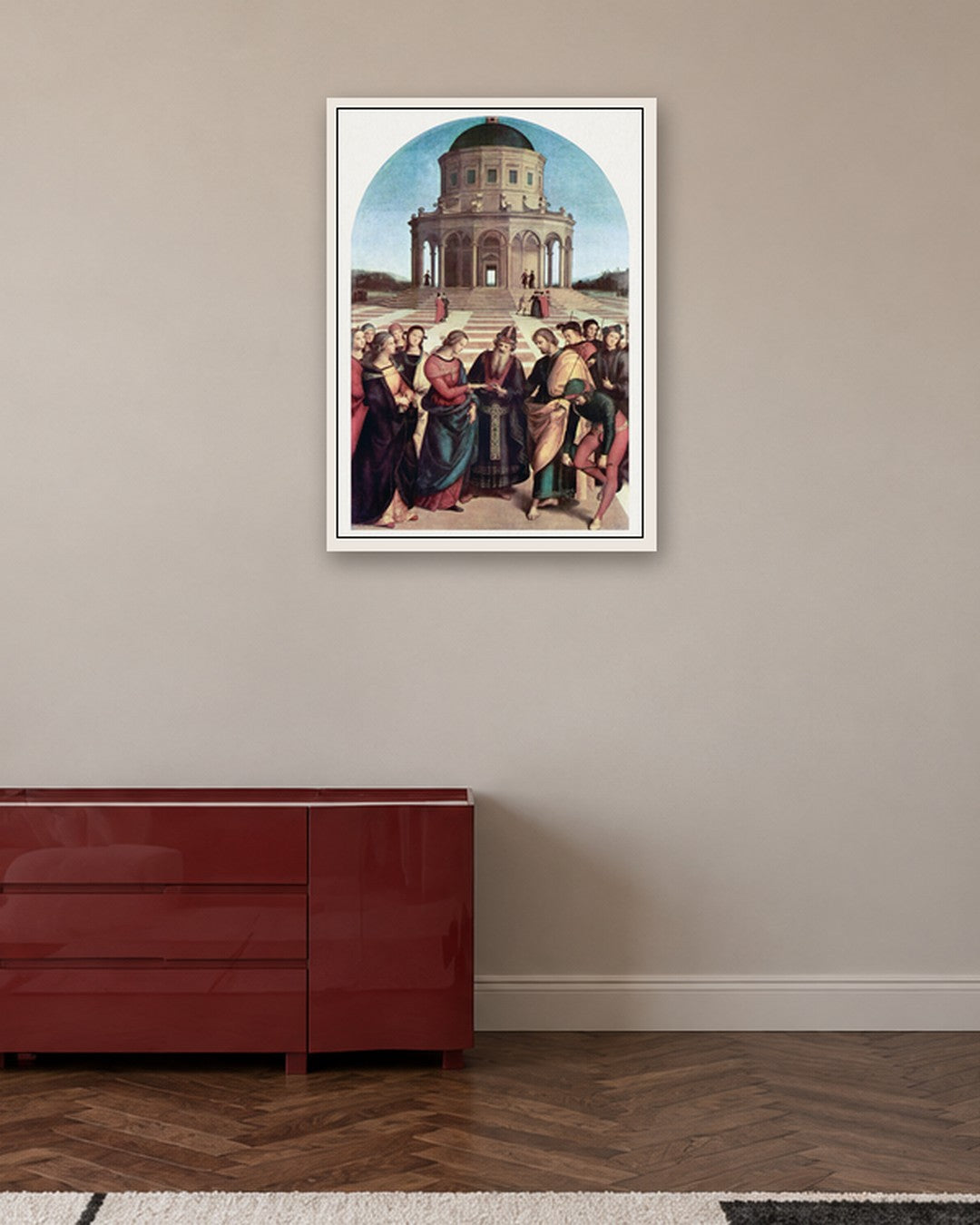 Renaissance Masters - Renaissance Masterpiece No. 343 - white frame in a room