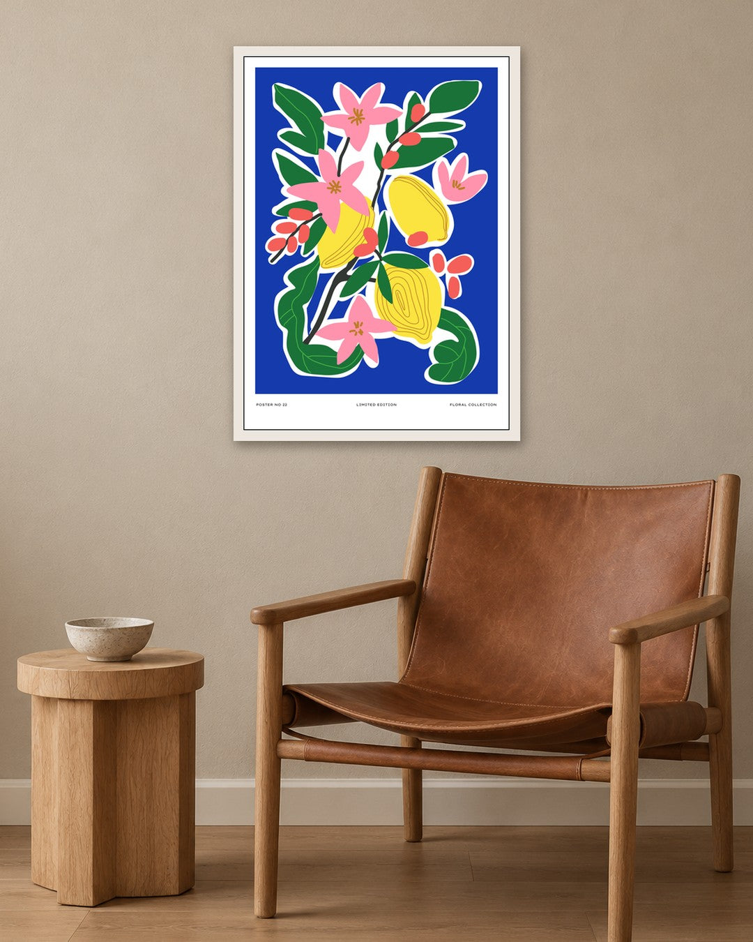 SENT Studio - Aesthetic Poster No. 22 - white frame in a room