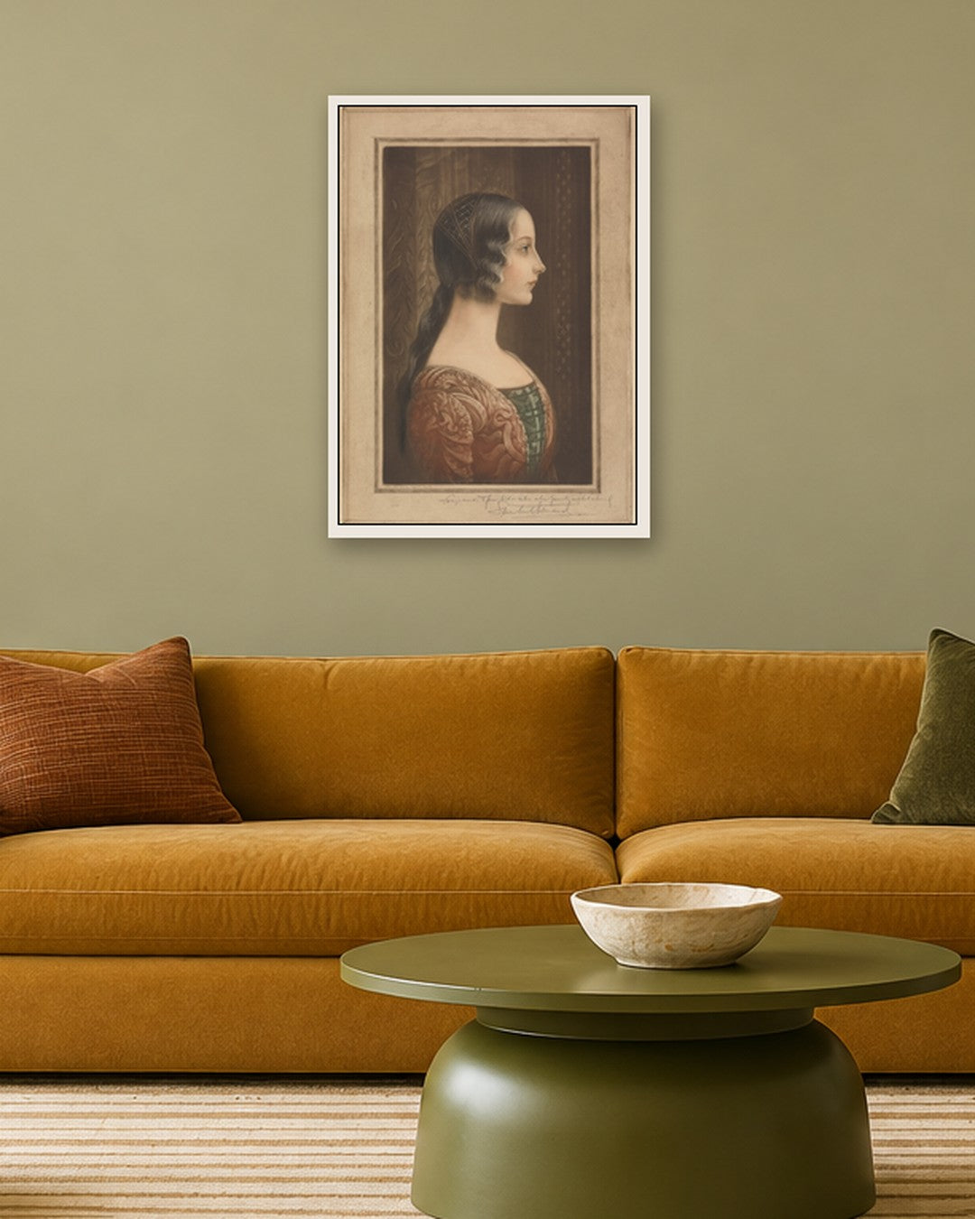 Renaissance Masters - Renaissance Masterpiece No. 127 - white frame in a room