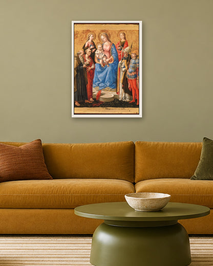 Renaissance Masters - Renaissance Masterpiece No. 156 - white frame in a room