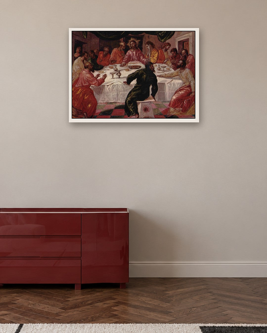 Renaissance Masters - Renaissance Masterpiece No. 237 - white frame in a room
