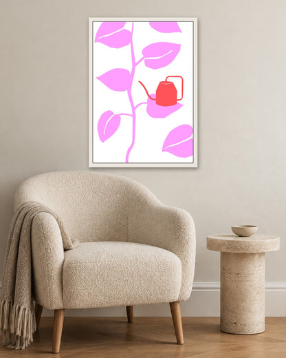 SENT Studio - Abstract Poster No. 70 - white frame in a room