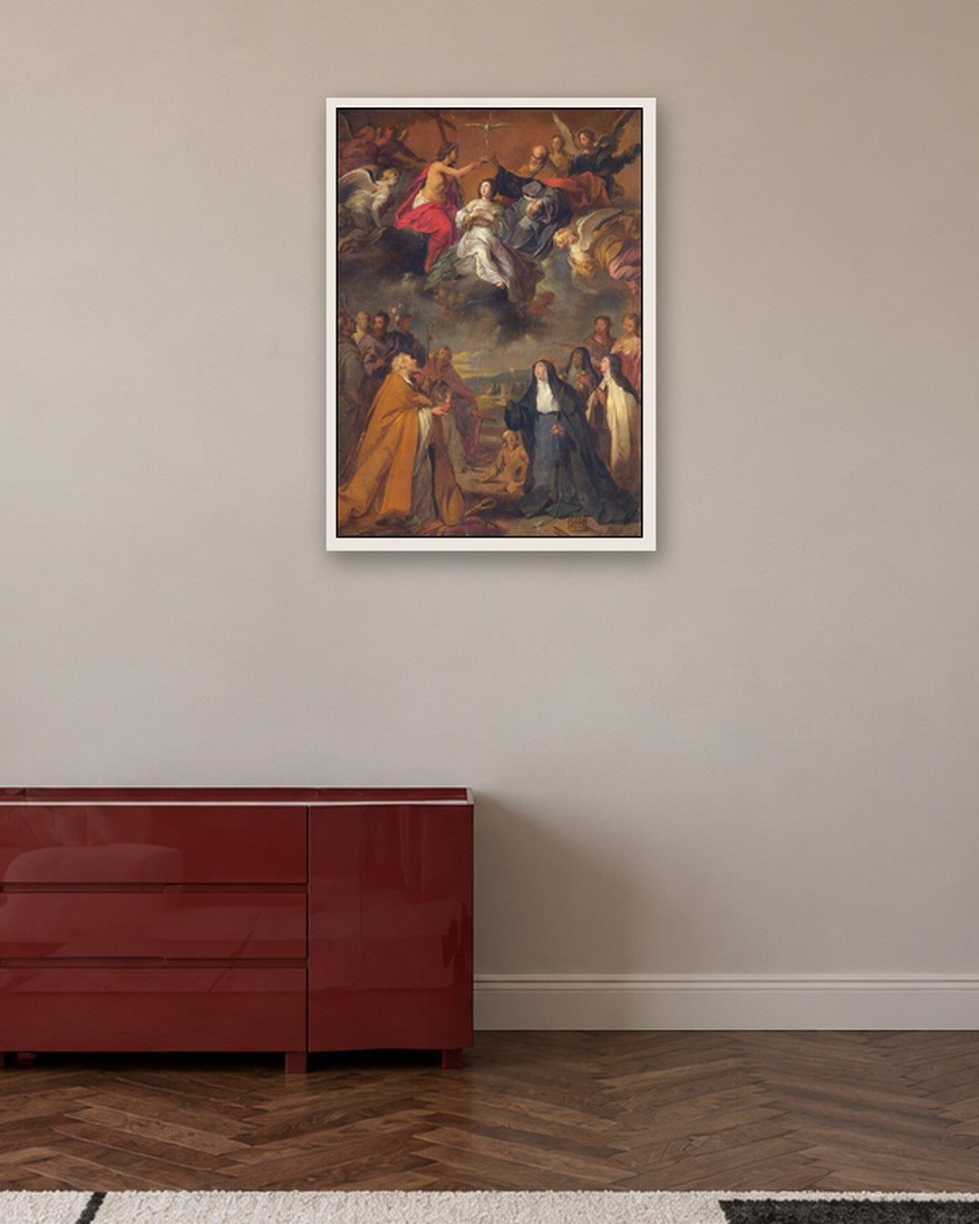 Renaissance Masters - Renaissance Masterpiece No. 416 - white frame in a room