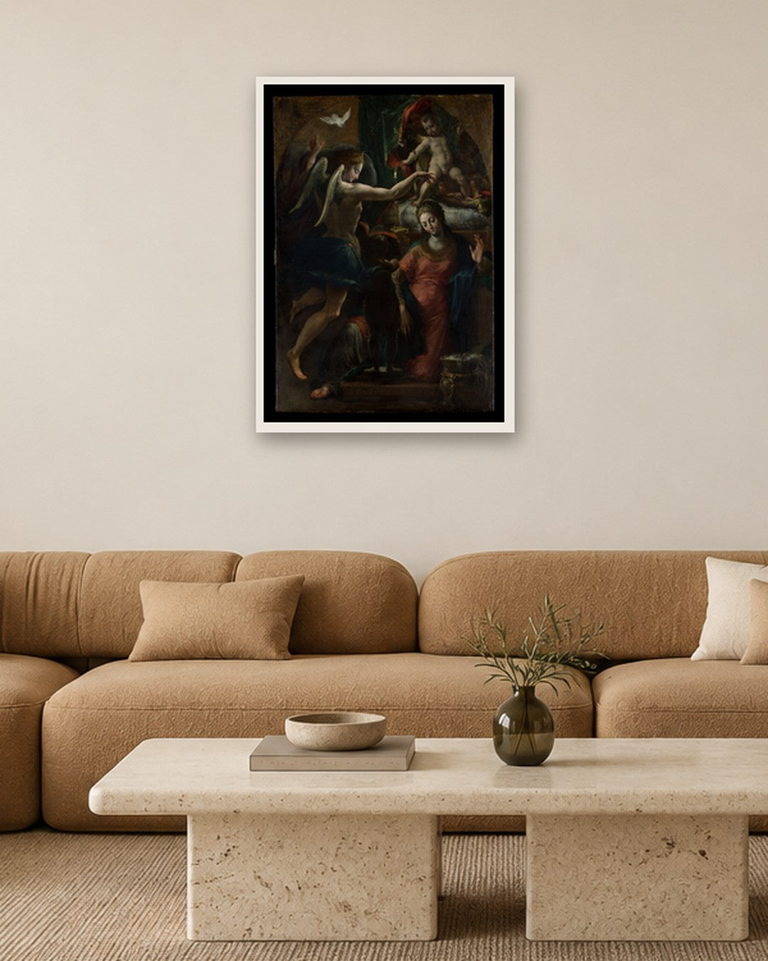 Renaissance Masters - Renaissance Masterpiece No. 115 - white frame in a room