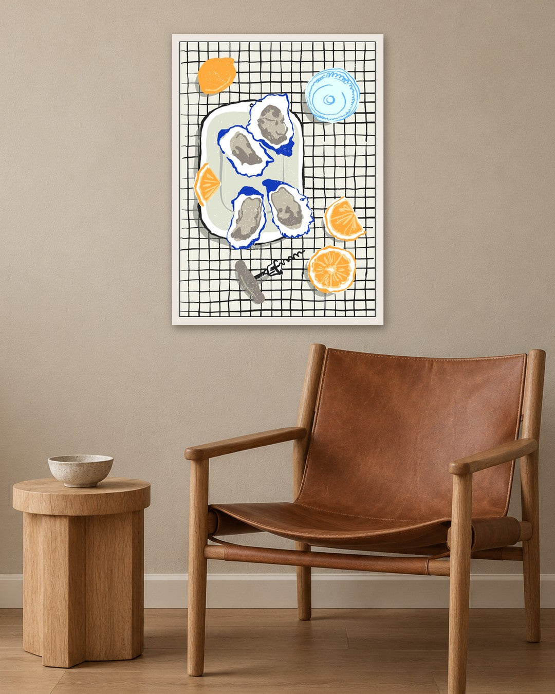 SENT Studio - Cravings Poster No. 28 - white frame in a room