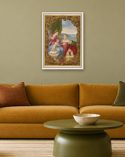 Renaissance Masters - Renaissance Masterpiece No. 92 - white frame in a room