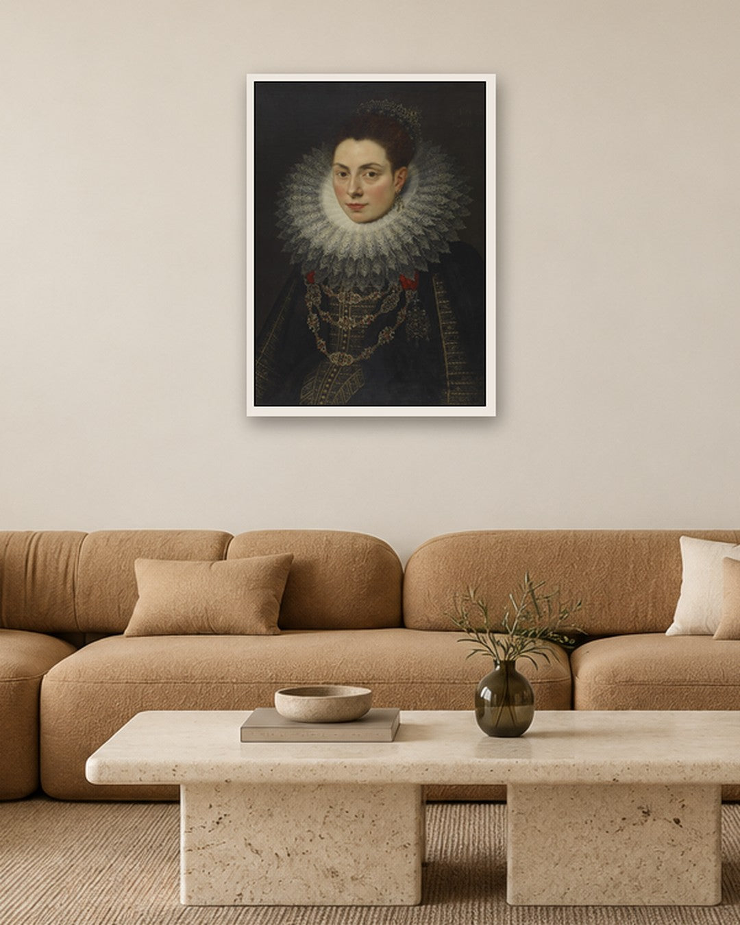 Renaissance Masters - Renaissance Masterpiece No. 72 - white frame in a room