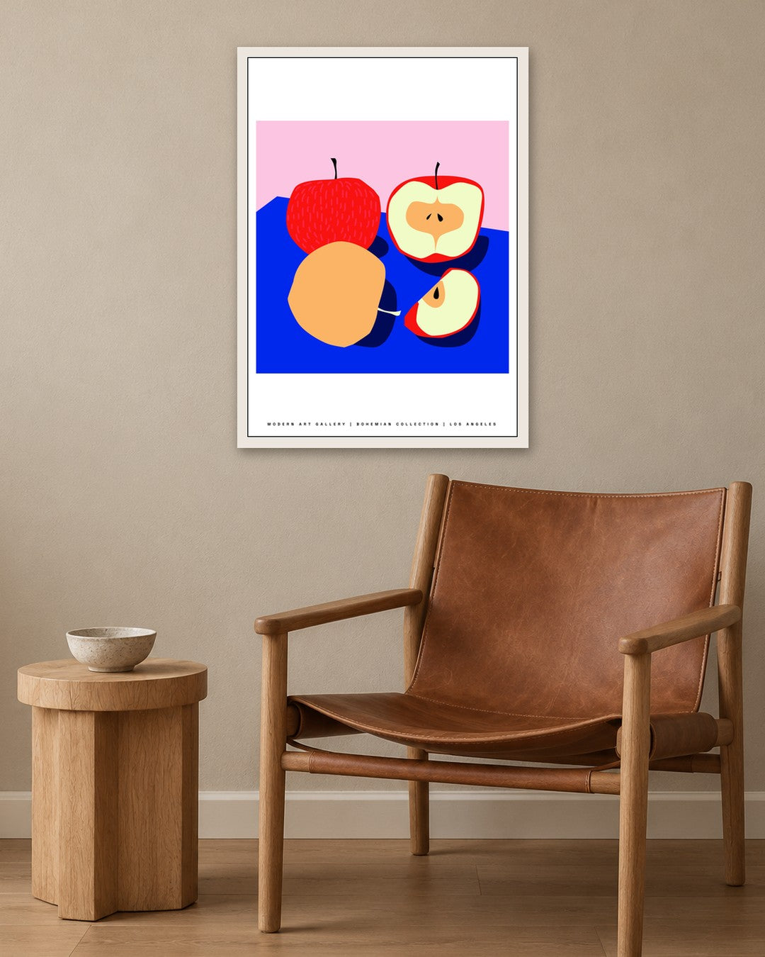SENT Studio - Artistic Poster No. 28 - white frame in a room